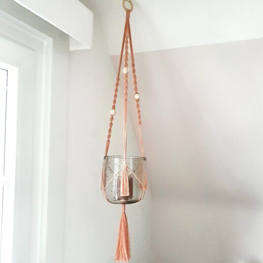 Lichtampel maxi dusty rosé