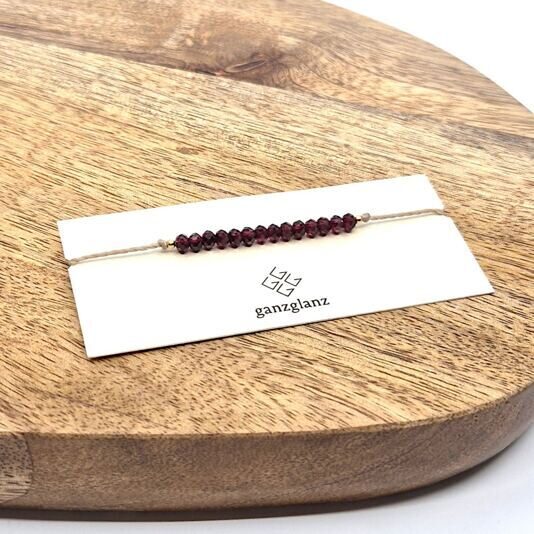 Armband Fanny Granat