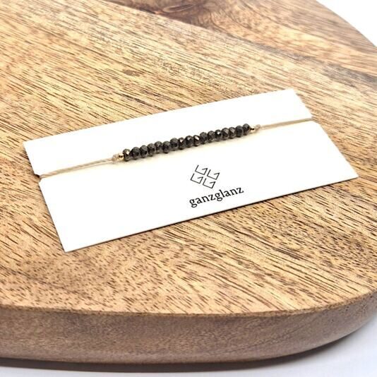 Armband Fanny Pyrit / Gold