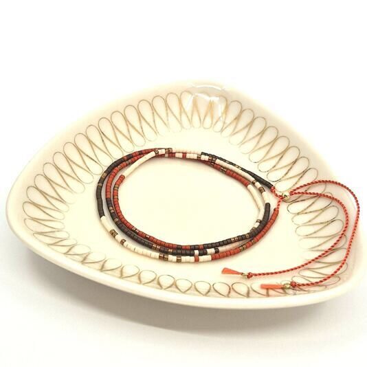 Armband Finja ziegelrot