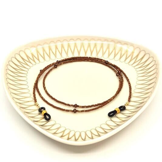 Brillenkette terracotta