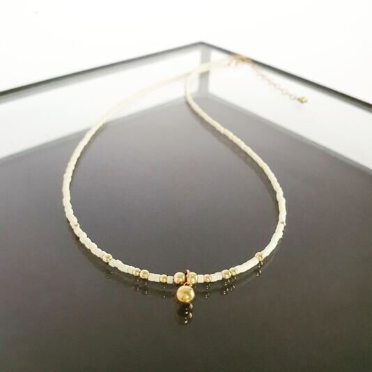 Kette Lisette offwhite