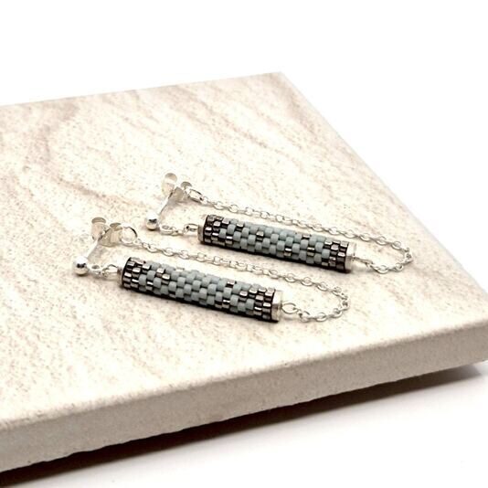 Kettenstecker Naomi graublau